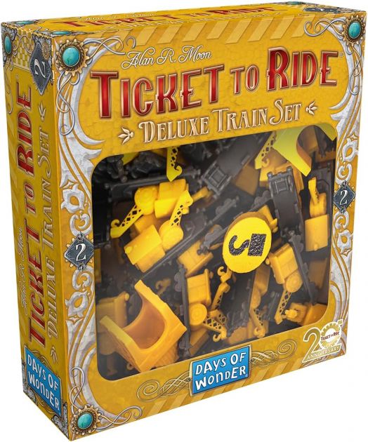 Разширение за настолна игра Ticket to Ride: Deluxe Train Set - Yellow