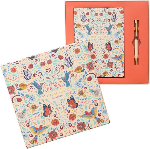 Тефтер с химикалка Grupo Erik - Frida Kahlo Viva La Vida