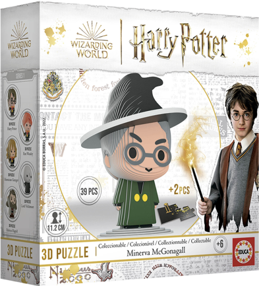 3D Пъзел Educa: Мини фигурка Минерва Макгонагъл