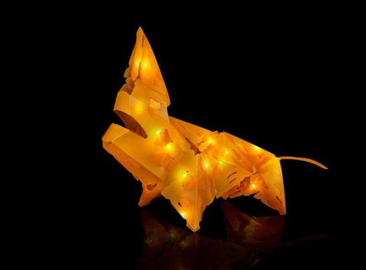 Направи сам 3D LED фигурки 4 в 1 Creatto - Лъв