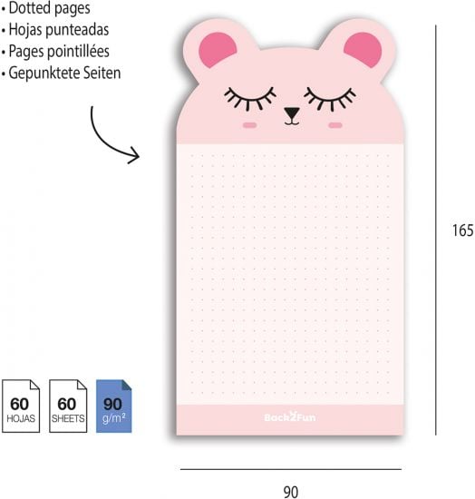 Лепящи листчета Miquelrius Back2Fun, мече