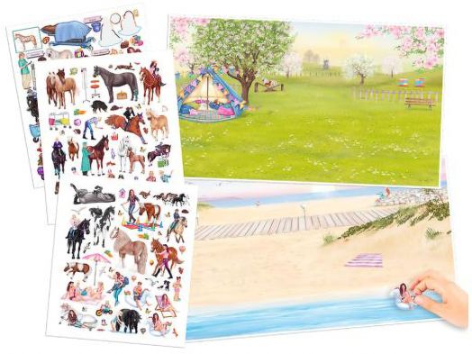 Книжка със стикери Miss Melody - Кончета