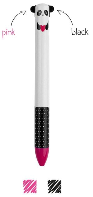 Двуцветна химикалка Legami - Panda