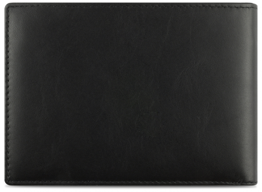 Мъжки кожен портфейл Bugatti Super Slim With Flap 5CC, черен