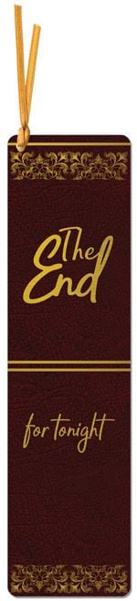 Разделител за книга с връзка - The End... for tonight