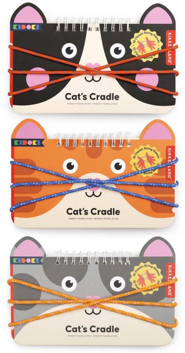 Игра с ластик Kikkerland - Котешка люлка