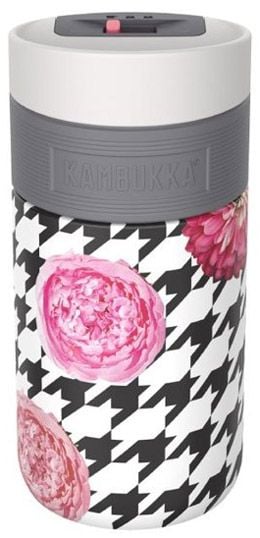 Стоманена термочаша Kambukka Etna Floral Patch, 0.300 л.