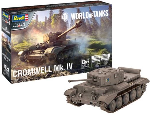 Сглобяем модел Revell - Танк Cromwell Mk. IV 