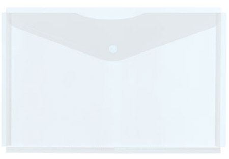 Папка с копче Office Zone, формат А4, безцветна