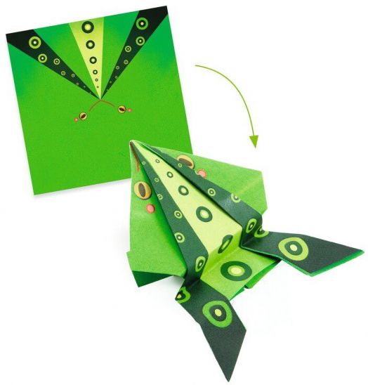 Творчески комплект Djeco Оригами: Подскачащи животни