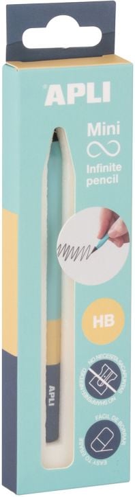 Графитен молив Apli Infinite Mini - Blue