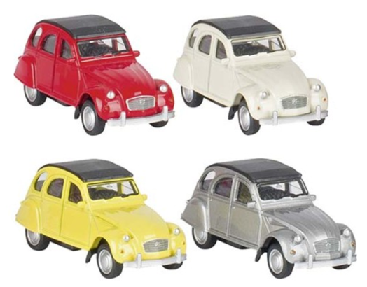 Метална играчка Goki: Citroen 2CV