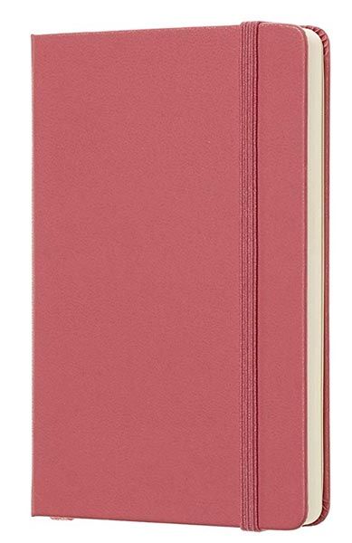 Джобен антично-розов тефтер Moleskine с твърди корици и нелинирани страници