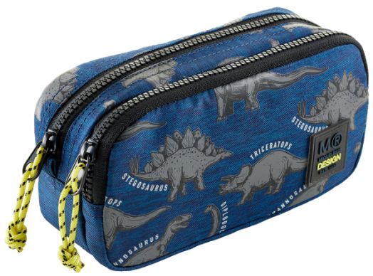 Несесер Miquelrius Wild Dino с две отделения, светещ в тъмното