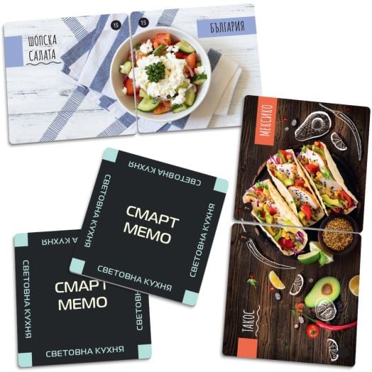 Игра Смарт Мемо - Световна кухня