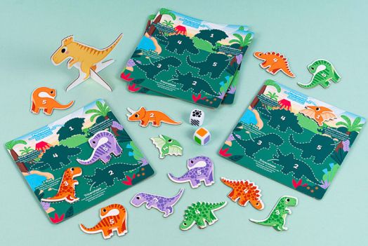 Игра Professor Puzzle: Rollasaurus