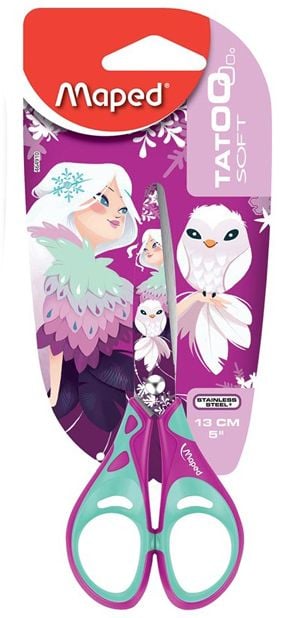 Ножица Maped Tatoo Soft, 13 см.