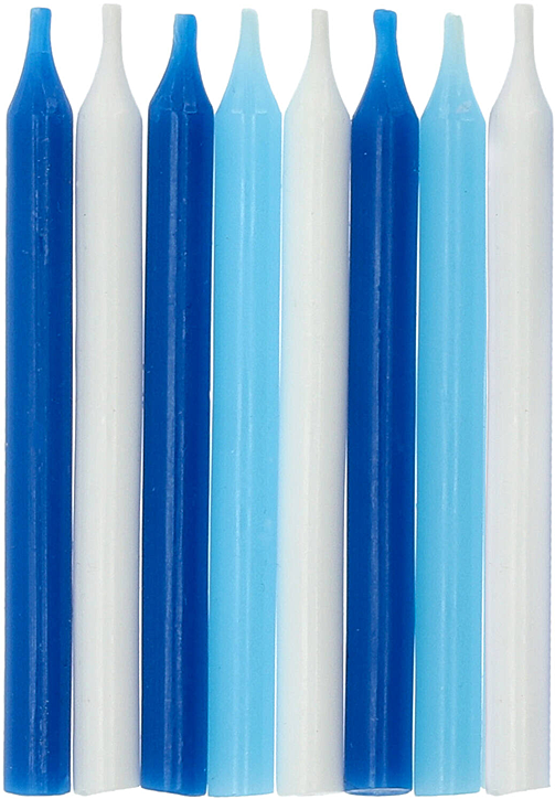 Свещички Folat - Blue, 16 бр.