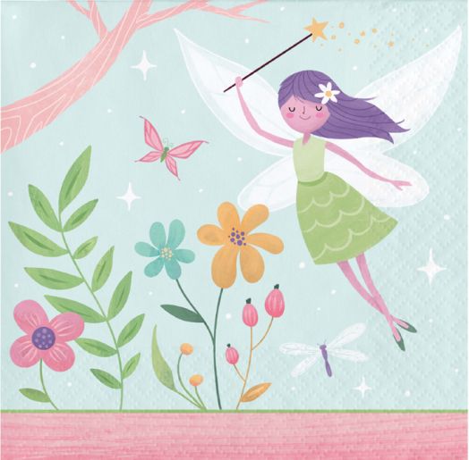 Салфетки за напитки Creative Party - Приказна гора, 16 бр.