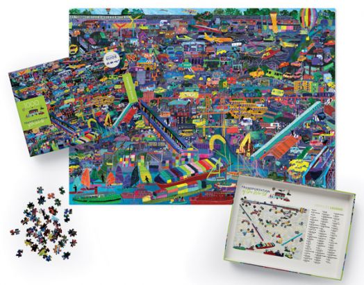 Пъзел Crocodile Creek: Транспорт, 1000 части