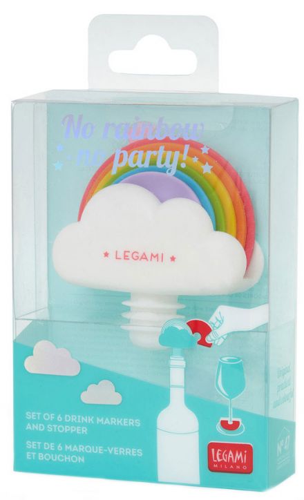Тапа за бутилка с маркировки за чаши Legami