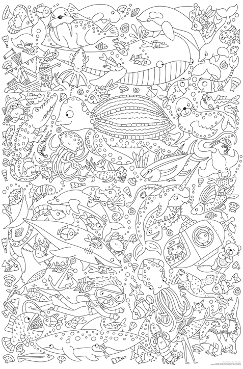World's Biggest Colour-in: Ocean
