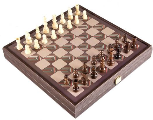 Комплект класически игри Manopoulos - Шах, Табла, Не се сърди човече, Змии и стълби