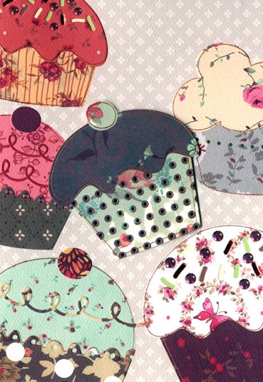 Картичка Cupcakes