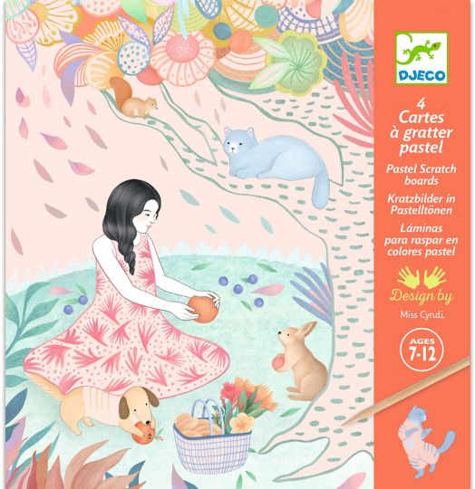 Скреч картини Djeco - Пикник