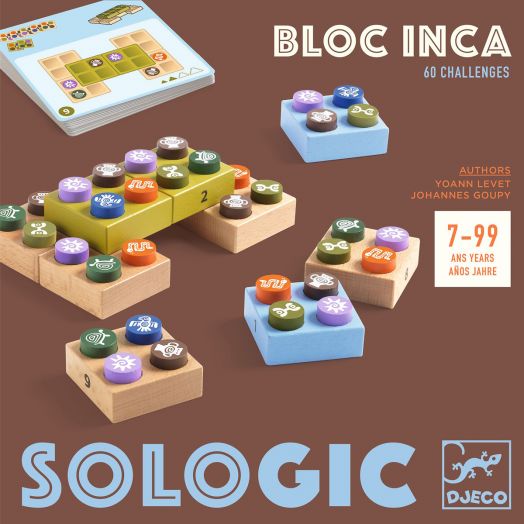 Настолна логическа игра Djeco Sologic - Bloc Inca