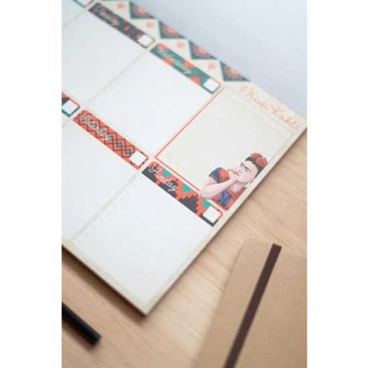 Седмичен планер - пад Frida Kahlo А4, 52 листа