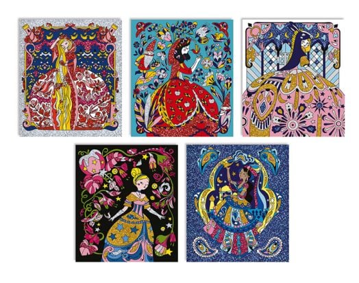 Кративен комплект Janod - Блестяща приказка за принцеси