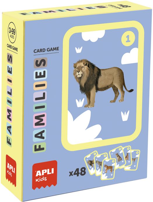 Детска игра с карти Apli Kids - Семейства