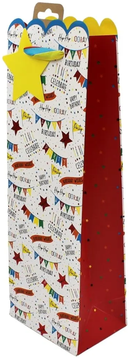 Подаръчна торбичка за бутилка Eurowrap - Банери за рожден ден