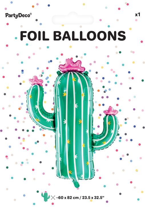 Фолиев балон PartyDeco - Кактус