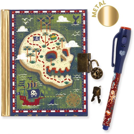 Таен дневник с магическа химикалка Djeco - Steve