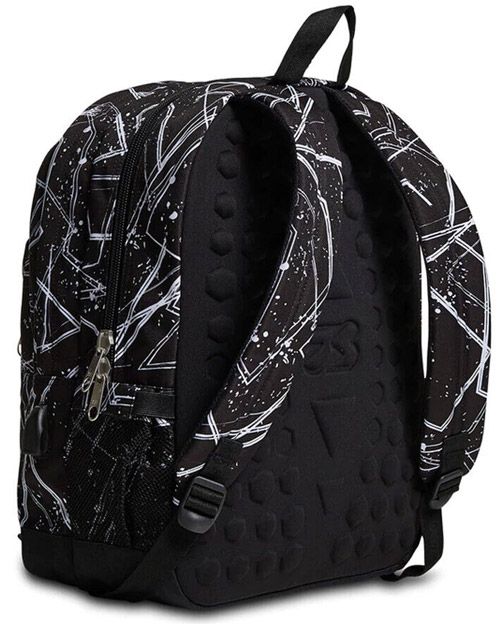 Ученическа раница Seven Freethink Black 2022 с две отделения и USB порт