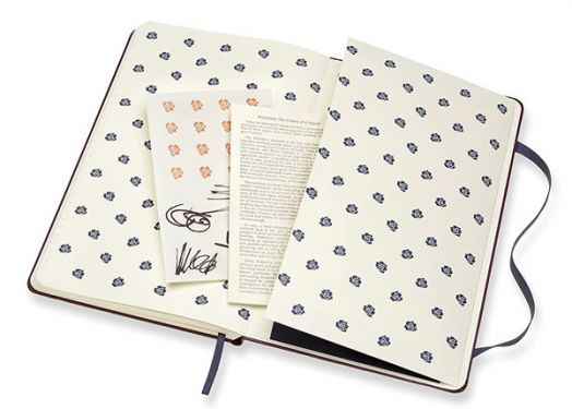 Класически тефтер Moleskine Beauty & Beast Scratch с твърди корици и линирани страници