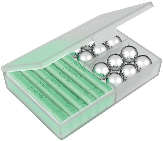 Магнитен конструктор Geomag - Glow, 42 части