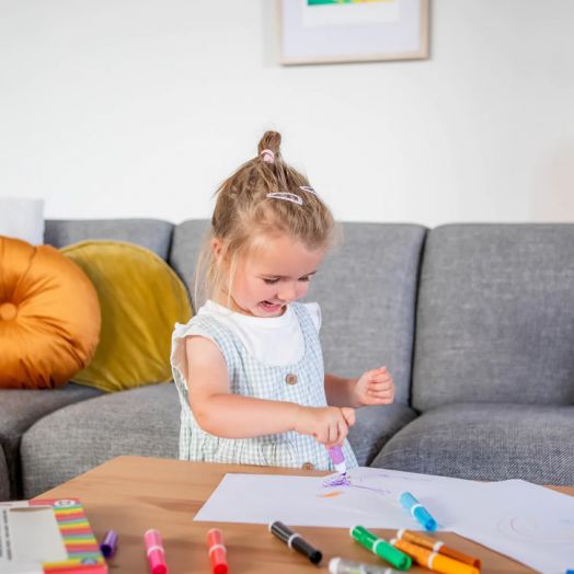 Детски маркери Tiger Tribe, 12 цвята