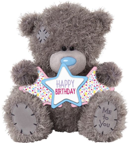 Плюшено мече Me To You - Happy Birthday with Stars, 22 см.