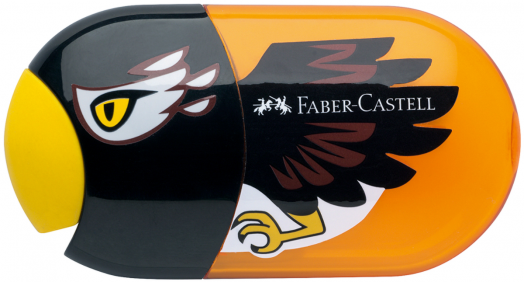 Двойна острилка Faber-Castell с резервоар и гума