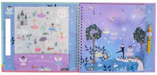 Книжка със сцени Floss & Rock Transfer Fun - Enchanted