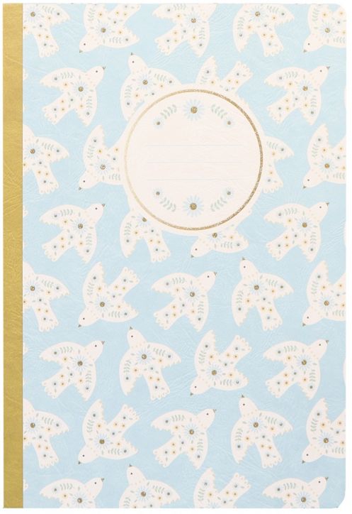 Тетрадка Ancor Birds А4, 48 листа с широки редове