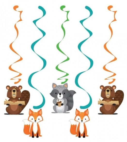 Висяща декорация Creative Party - Горски животни