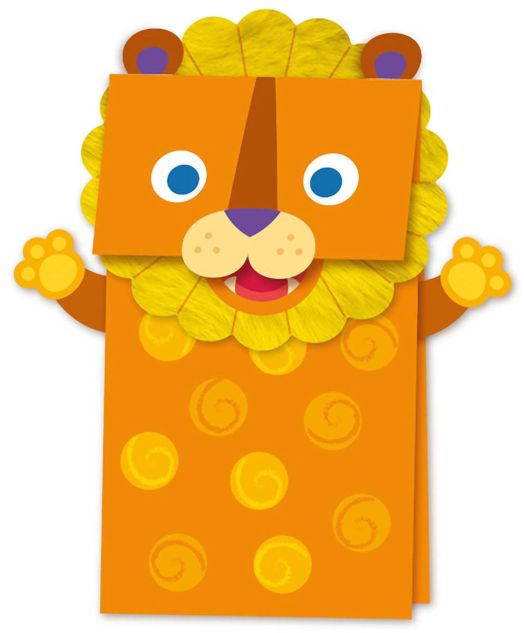 Творчески комплект 4M - Хартиени пликове с животни