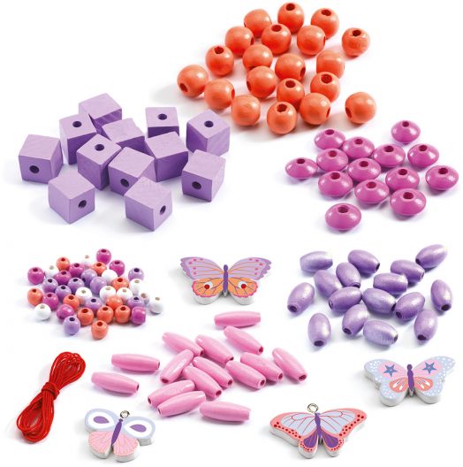 Творчески комплект Djeco Butterflies - Създай бижута