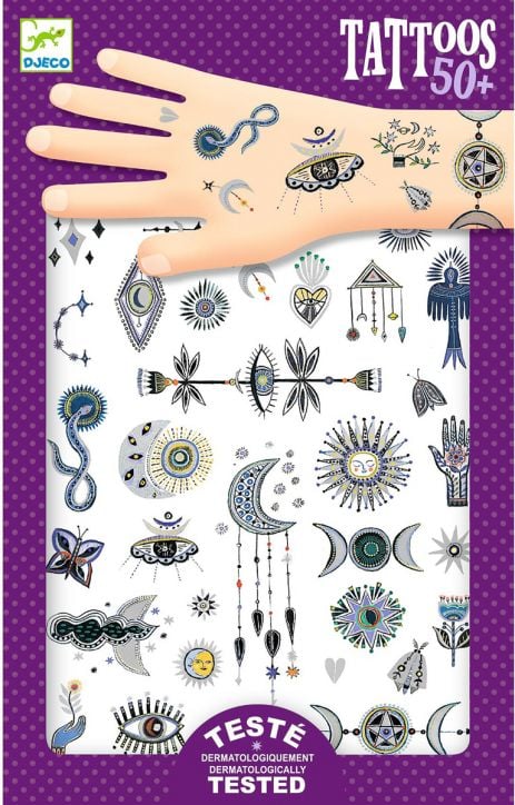Детски татуировки Djeco - Символи