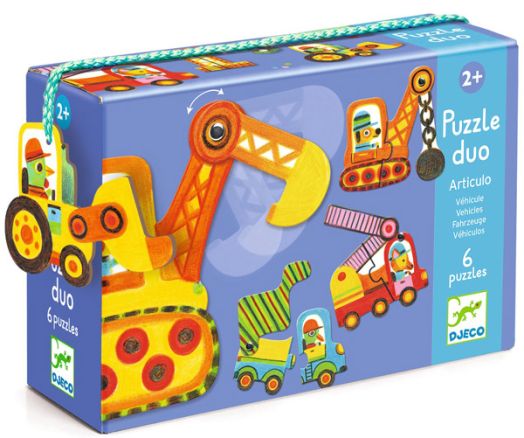 Детски пъзел Djeco: Превозни средства