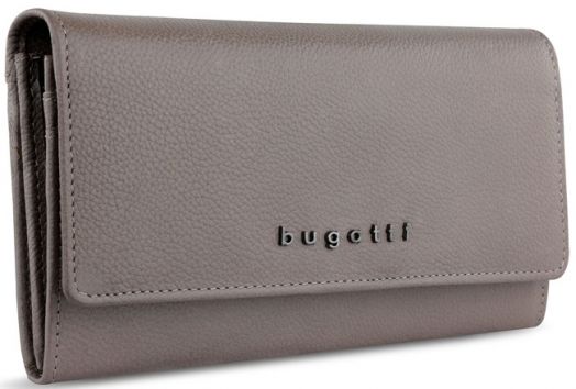 Дамски портфейл Bugatti Bella Ladies Flip Long Wallet, таупе